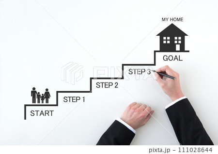 マイホーム・住宅購入までの流れ・ステップ 111028644