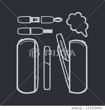 Vape electronic heater tobacco and vapor 111029881