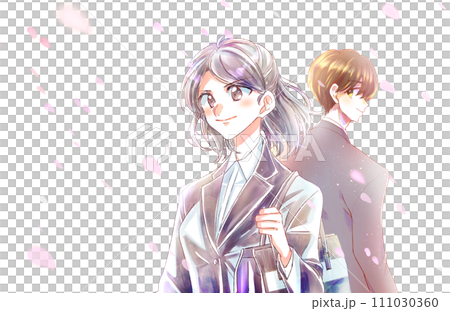 Men and women in suits, Sakura Fubuki 111030360