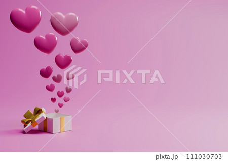 Various heart shapes to convey love with your heart for a happy Valentine's Day. Various heart shapes to convey love with your heart for a happy Valentine's Day. 111030703