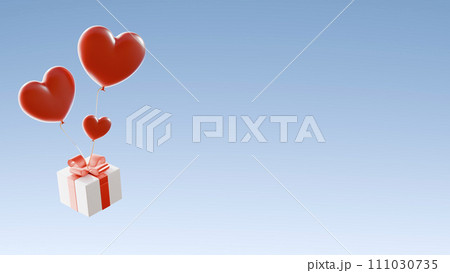 Various heart shapes to convey love with your heart for a happy Valentine's Day. 111030735