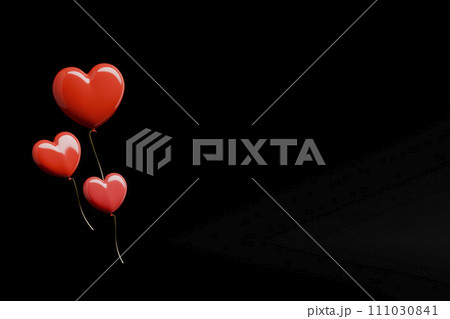 Various heart shapes to convey love with your heart for a happy Valentine's Day. Various heart shapes to convey love with your heart for a happy Valentine's Day. 111030841