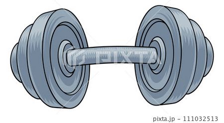Dumb Bell Gym Weight Weightlifting Dumbbell Icon 111032513