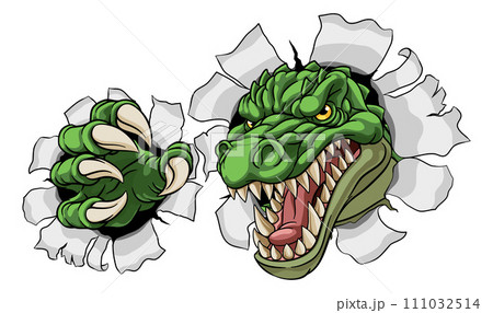 Dinosaur Crocodile Alligator Lizard Sports Mascot Dinosaur Crocodile Alligator Lizard Sports Mascot 111032514
