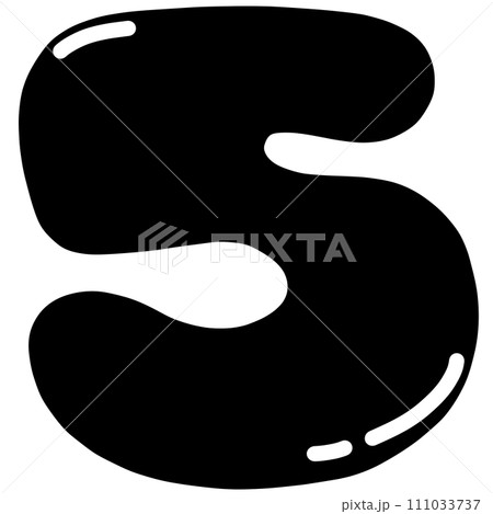 Number font cute 111033737