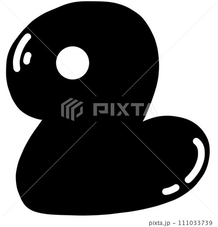 Number font cute 111033739