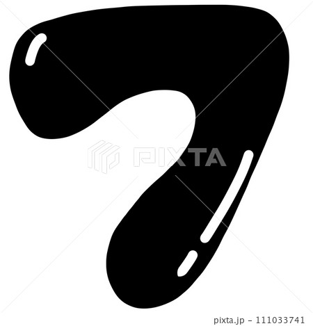 Number font cute 111033741