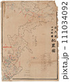 戦争資料　石部隊44旅団配置図 111034092