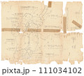 戦争資料　軍主力方面部隊別地域別戦死数概見表 111034102