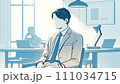意欲の低下を感じるサラリーマンの男性 111034715
