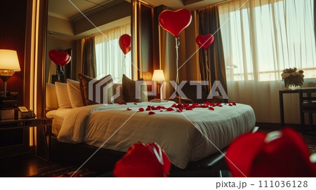 Valentine's Day Romantic Room Valentine's Day Romantic Room 111036128
