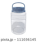 保存瓶の手描き水彩風イラスト 111036145