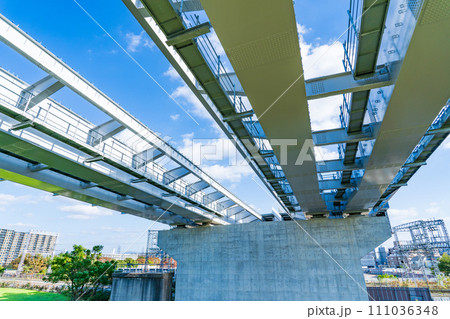 大阪府枚方市　新名神淀川橋梁工事 111036348