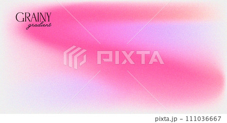 Abstract pink purple white grainy blur gradient background design. Vector illustration 111036667