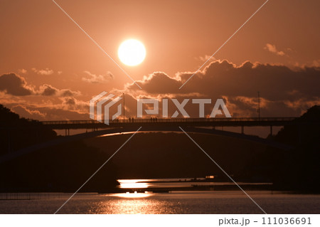 賢島大橋 夕日 賢島大橋 夕日 111036691