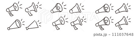Megaphone Marketing Loudspeaker Volume Sound Megaphone Marketing Loudspeaker Volume Sound 111037648
