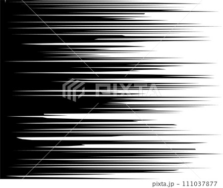 スピード感のある白黒の線 スピード感のある白黒の線 111037877