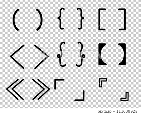 括號 方括號 大括號 方括號 括號 方括號 大括號 方括號 111039928