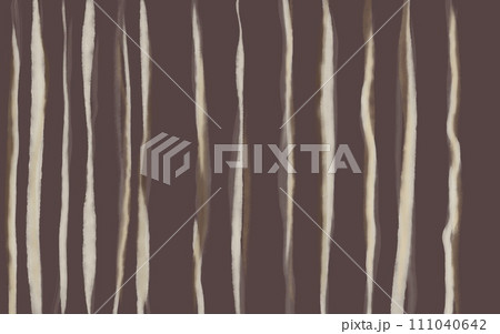 墨の筆 線画 墨の筆 線画 111040642