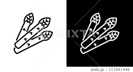 指定野菜のアスパラガスアイコン 指定野菜のアスパラガスアイコン 111041446