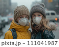 future weather pollution, bad polution air quality dangerous levels for kids get sick,  Genearative AI 111041987