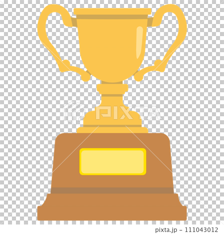 Illustration of winning trophy 111043012