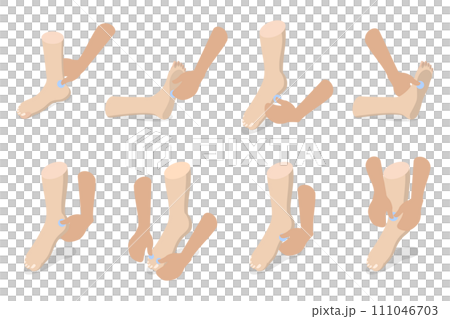 3D Isometric Flat Conceptual Illustration of Chinese Massage 3D Isometric Flat Conceptual Illustration of Chinese Massage 111046703