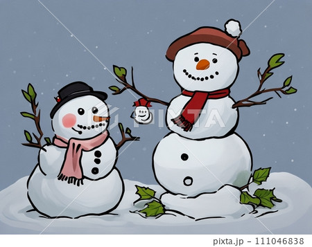 雪だるま 111046838