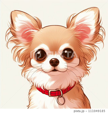 Cute chihuahua illustration - Stock Illustration [111049185 Cute chihuahua illustration - Stock Illustration [111049185