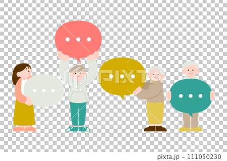 様々な世代の意見やコメント 様々な世代の意見やコメント 111050230