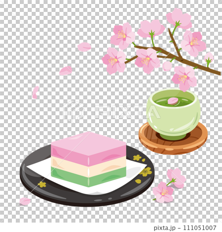 菱餅　桜とお茶2 111051007