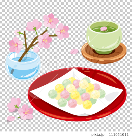 ひなあられ　桜とお茶2 111051011