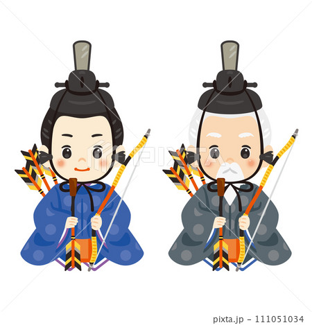 雛祭り　随身　右大臣と左大臣セット 111051034