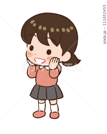 ときめく子どものイラスト 111052455