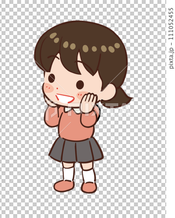 ときめく子どものイラスト 111052455