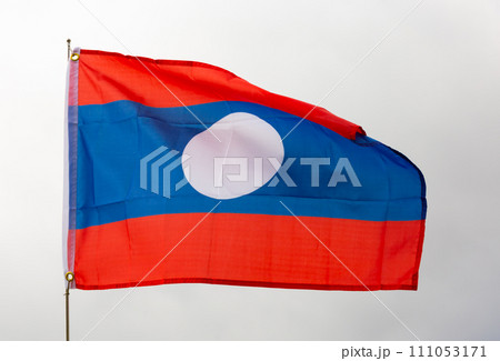 Flag of the Laos Flag of the Laos 111053171