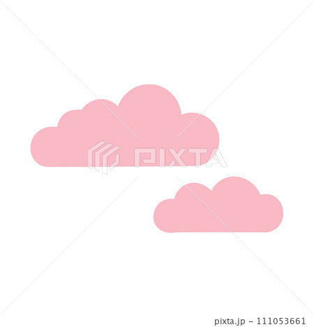 clouds pink AI generated 111053661