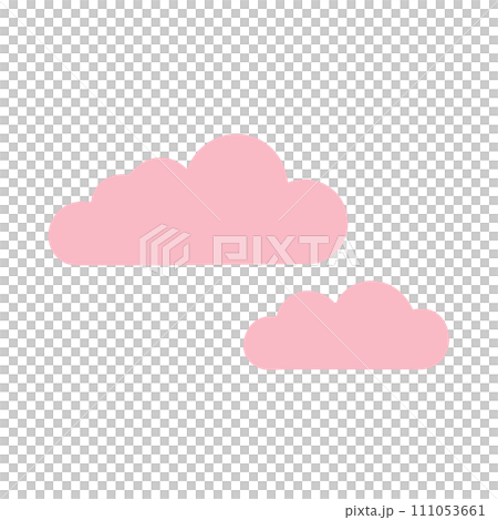 clouds pink AI generated 111053661