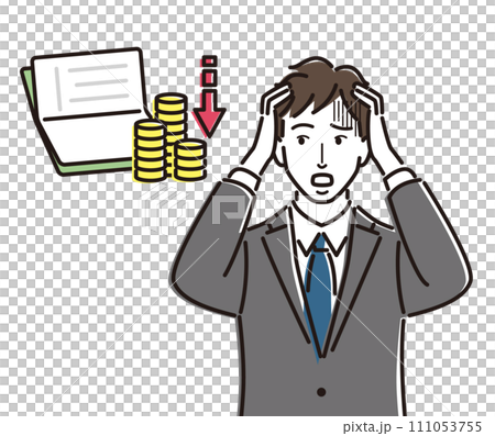 一位商人擔心他的銀行存款餘額 111053755