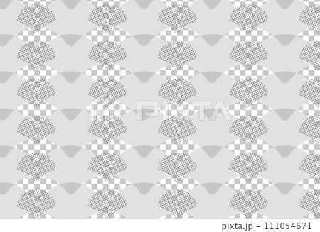 日式扇形背景圖案插畫 111054671