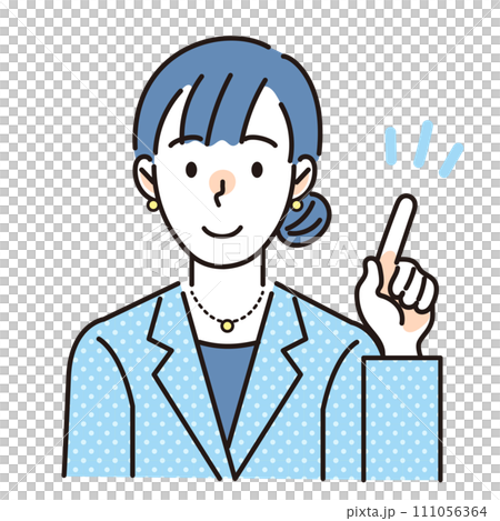 Female office worker pointing to a point OL business woman Female office worker pointing to a point OL business woman 111056364