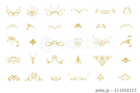 いろいろな種類の装飾 いろいろな種類の装飾 111058117