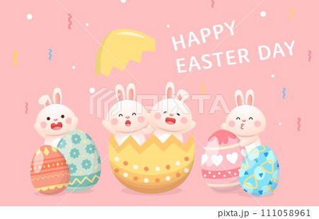 バニー うさぎ 子うさぎ 111058961