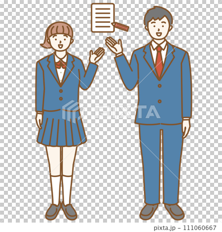 願書・手続きの案内をする 男子学生 女子学生 願書・手続きの案内をする 男子学生 女子学生 111060667
