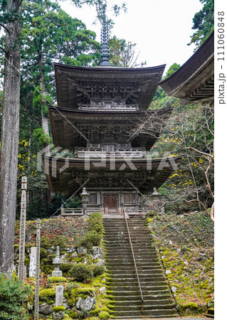 棡山 明通寺 三重塔(国宝) 棡山 明通寺 三重塔(国宝) 111060848