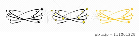 Dizzy person sick element around head vector 111061229