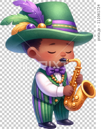 Mardi Gras costumes people at Carnival 111061724