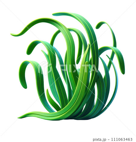 3d icon Eelgrass Isolated on white...のイラスト素材 [111063463] - PIXTA