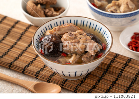 生シイタケ 鶏 チキン 111063921