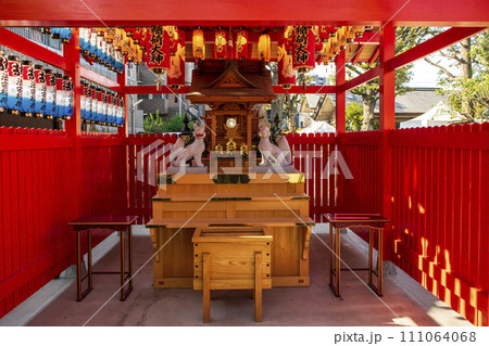 東京都・品川区 蛇窪神社 法密稲荷社 白蛇日本三大聖地 東京都・品川区 蛇窪神社 法密稲荷社 白蛇日本三大聖地 111064068